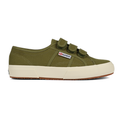 Superga Strap Green Military Off White