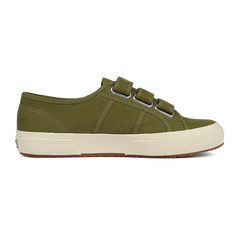 Superga Strap Green Military Off White