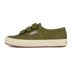 Superga Strap Green Military Off White