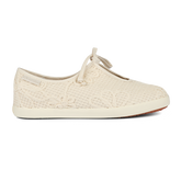 Superga 2442 Ballerina Lace Net Flower Crochet Beige Raw-Off White