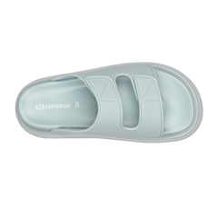 Superga 1918 Slides Double Band Grey Flint