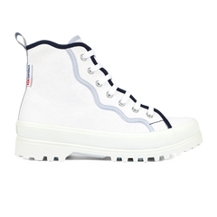 Superga 2341 Alpina Curly Bindings Shaded Blue