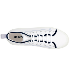 Superga 2341 Alpina Curly Bindings Shaded Blue