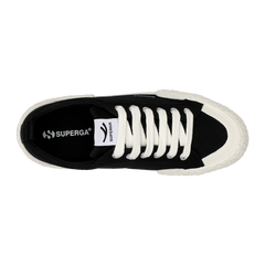 Superga 2660 Stripe Big Bumpers Black Off White