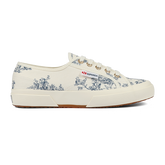 Superga 2161 Toile De Jouy Beige Natural Blue Navy
