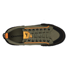 Superga 2660 Stripe Big Bumpers Tape Green Safari Orange Blazing Full Black