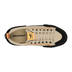 Superga 2660 Stripe Big Bumpers Tape Beige Light Orange Blazing Black