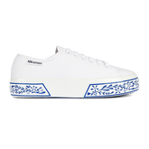 Superga 3740 Platform Ceramic Print Leggera Blue Ceramic