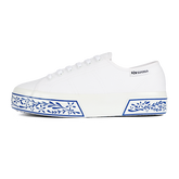 Superga 3740 Platform Ceramic Print Leggera Blue Ceramic