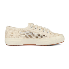 Superga 2750 Net Flower Crochet Beige Raw-Off White