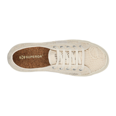 Superga 2750 Net Flower Crochet Beige Raw-Off White