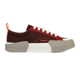 Superga 2660 Stripe Big Bumpers Block Brown Dark Red Crimson