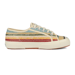 Superga 2750 Raffia Lilla Multicolor Herringbone
