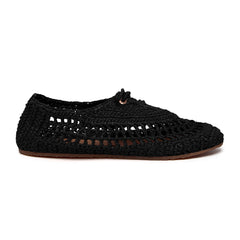 Superga 3021 Crochet Ballerina Black