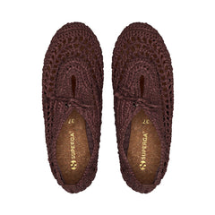 Superga 3021 Crochet Ballerina Brown Coffee