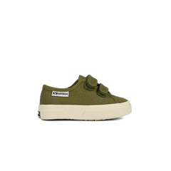 Superga 3750 Leggera Junior Straps Green Military Off White