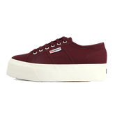 Superga 2790 Flatform Red Bordeaux Full Avorio