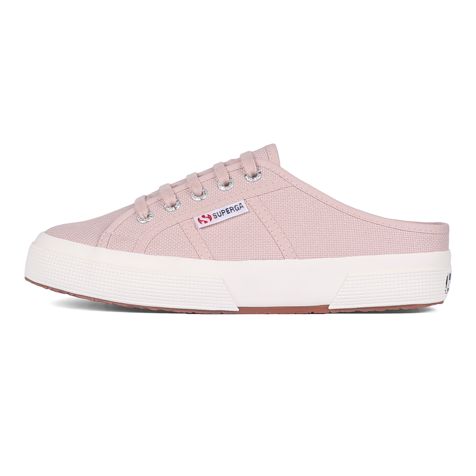 Superga 2402 Mule Pink Skin Full Avorio