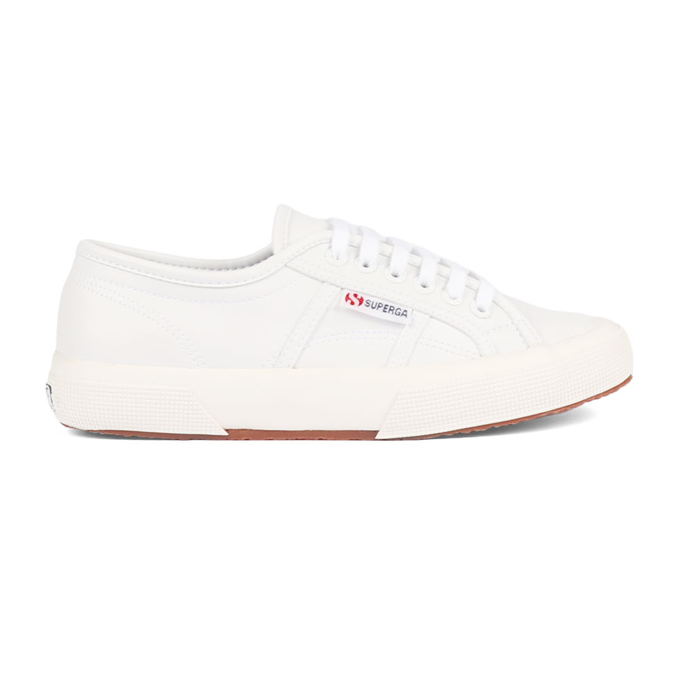 Superga 2750 cotu leather on sale white