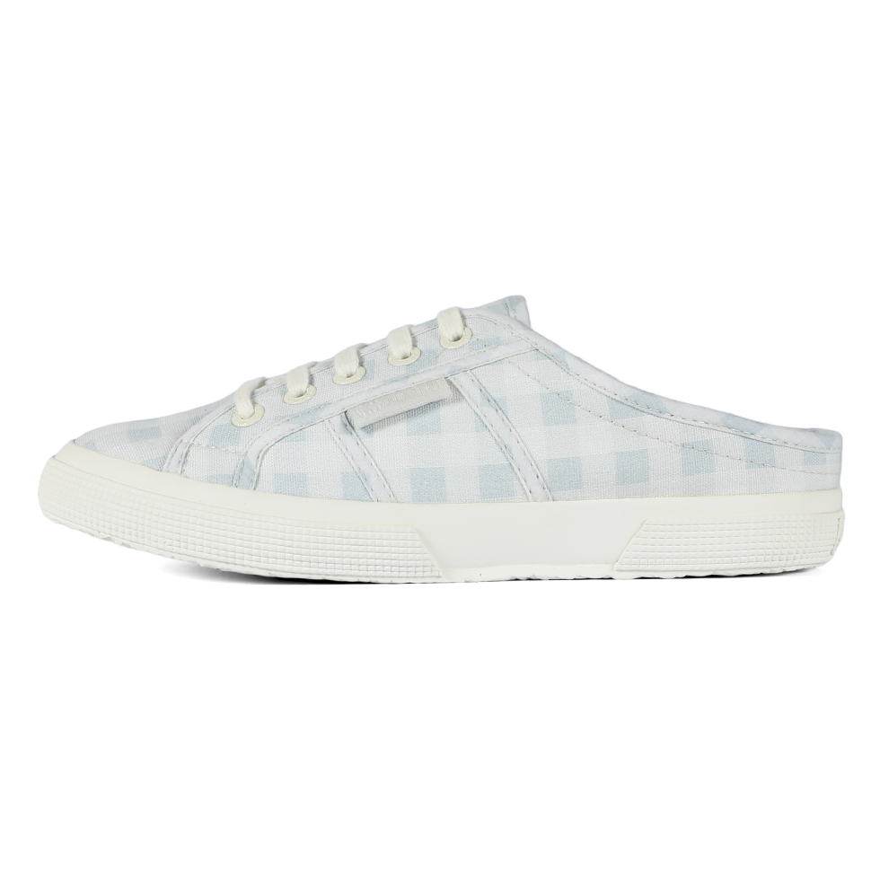 Superga X Drea Chong 2345 Mule Print Blue Check