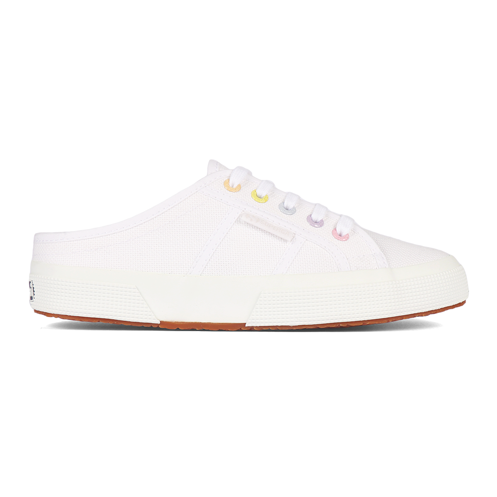 White and rose deals gold superga