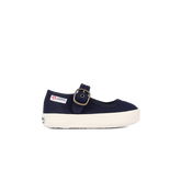 Superga 2452 Junior Mary Jane Blue Navy Full Avorio