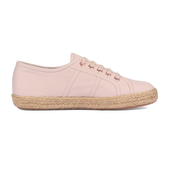 Superga 2750 Espadrille Pink Skin Rose Gold