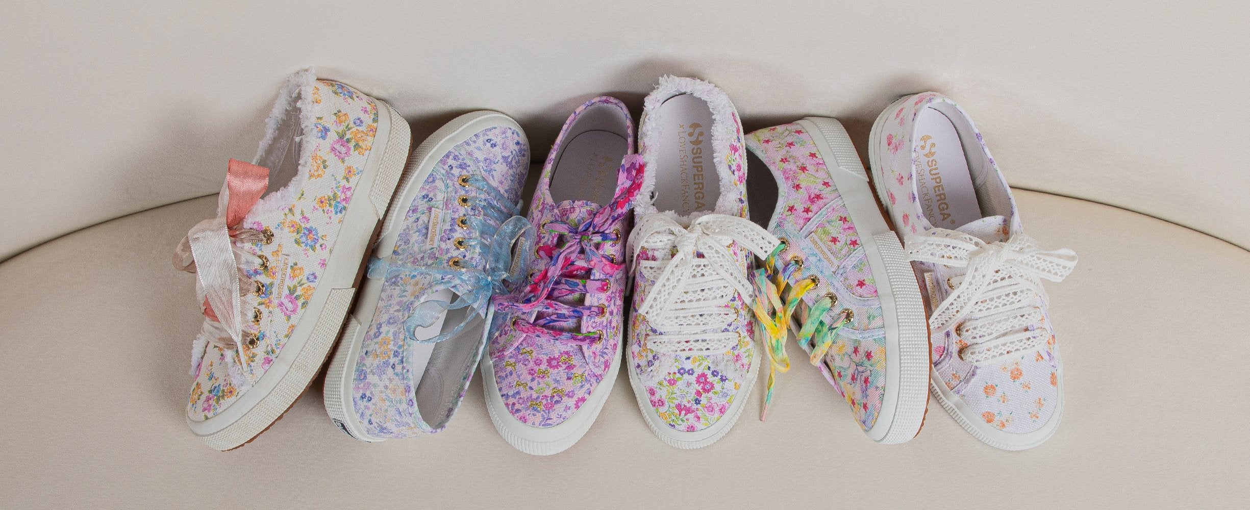 LoveShackFancy popular Superga Sneakers