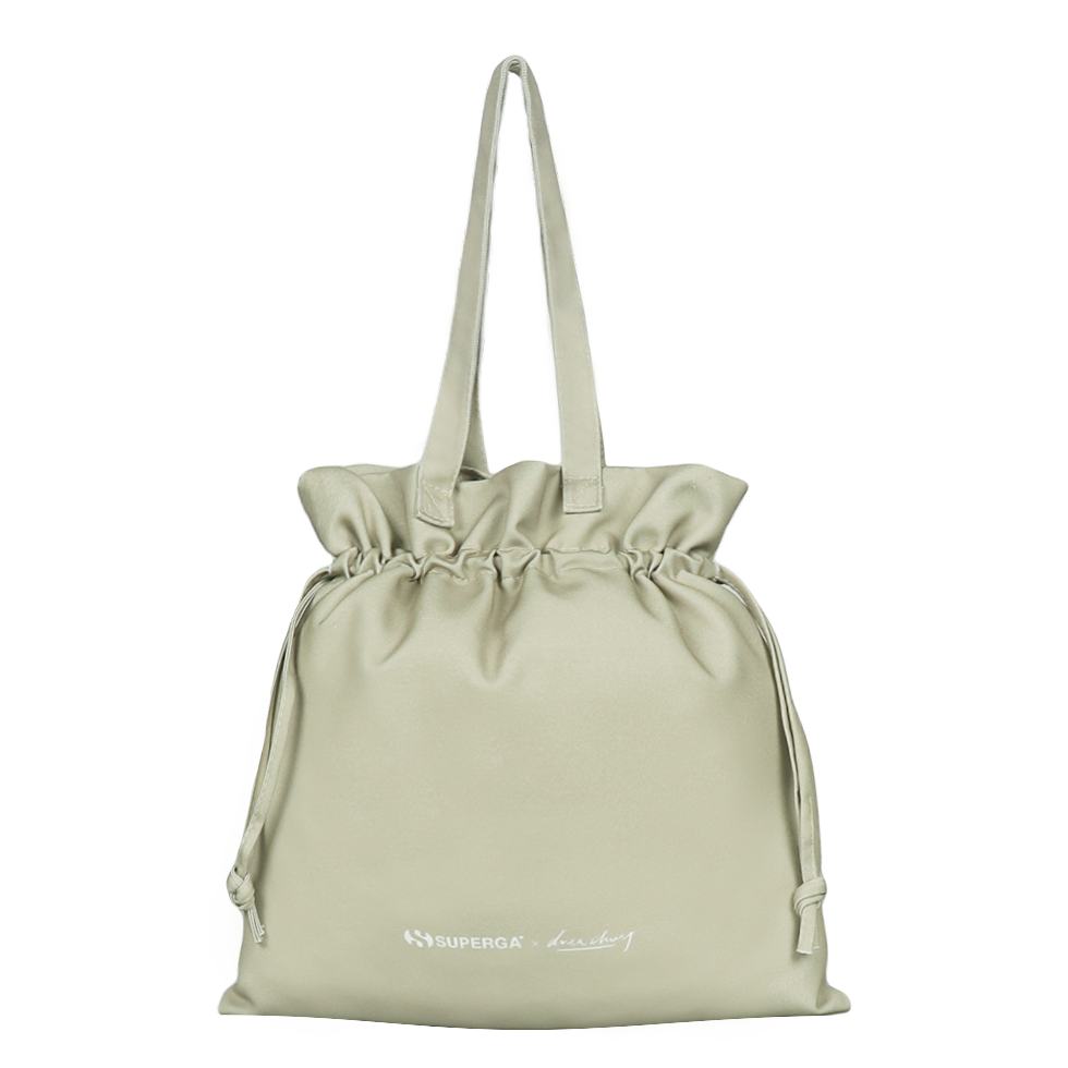 Superga X Drea Chong Drawstring Bag Green