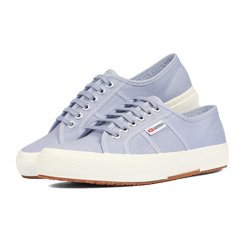 Superga Classic 2750 Blue Light Grey Full Avorio