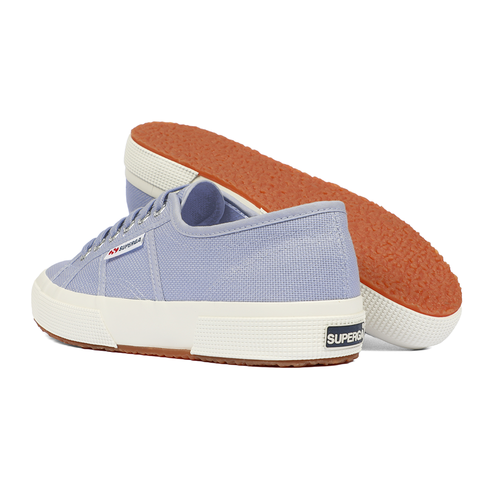 Superga Classic 2750 Blue Light Grey Full Avorio