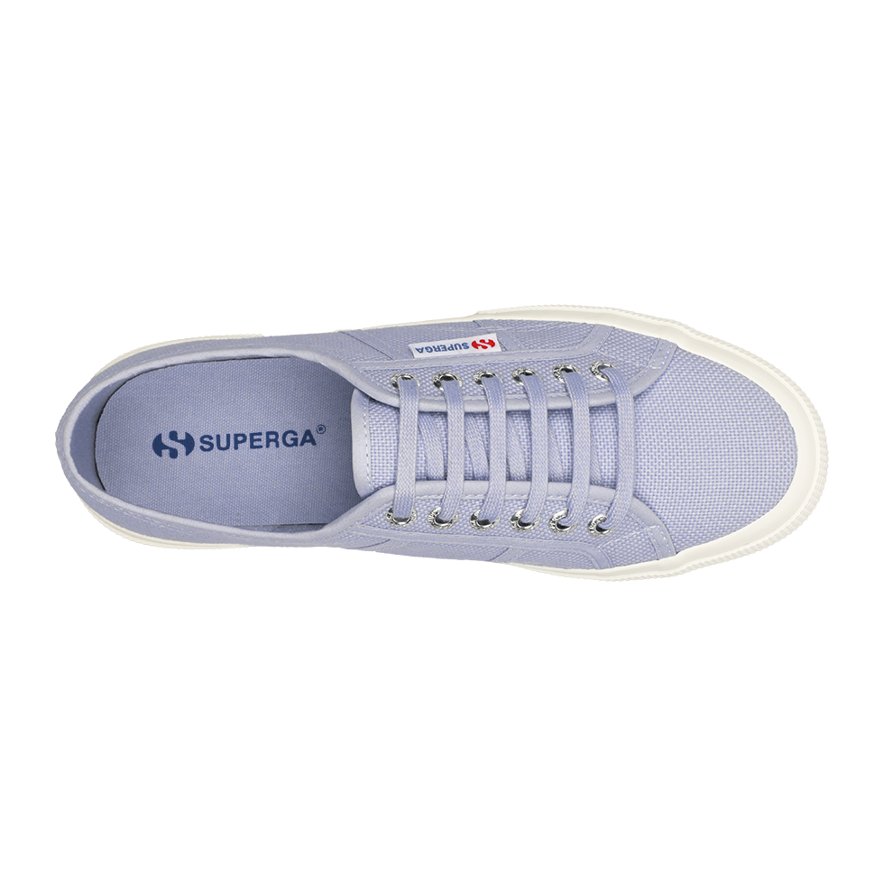 Superga Classic 2750 Blue Light Grey Full Avorio