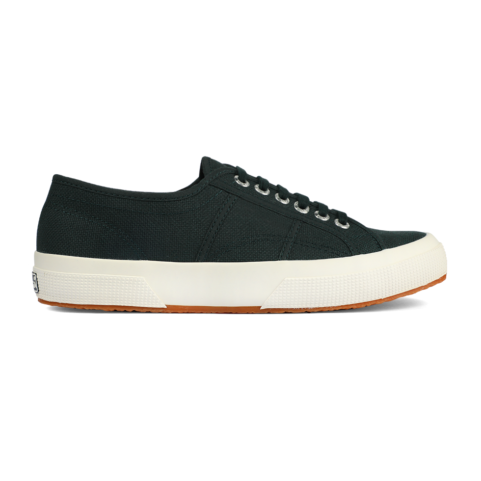 Superga Classic 2750 Green Dark Forest Full Avorio