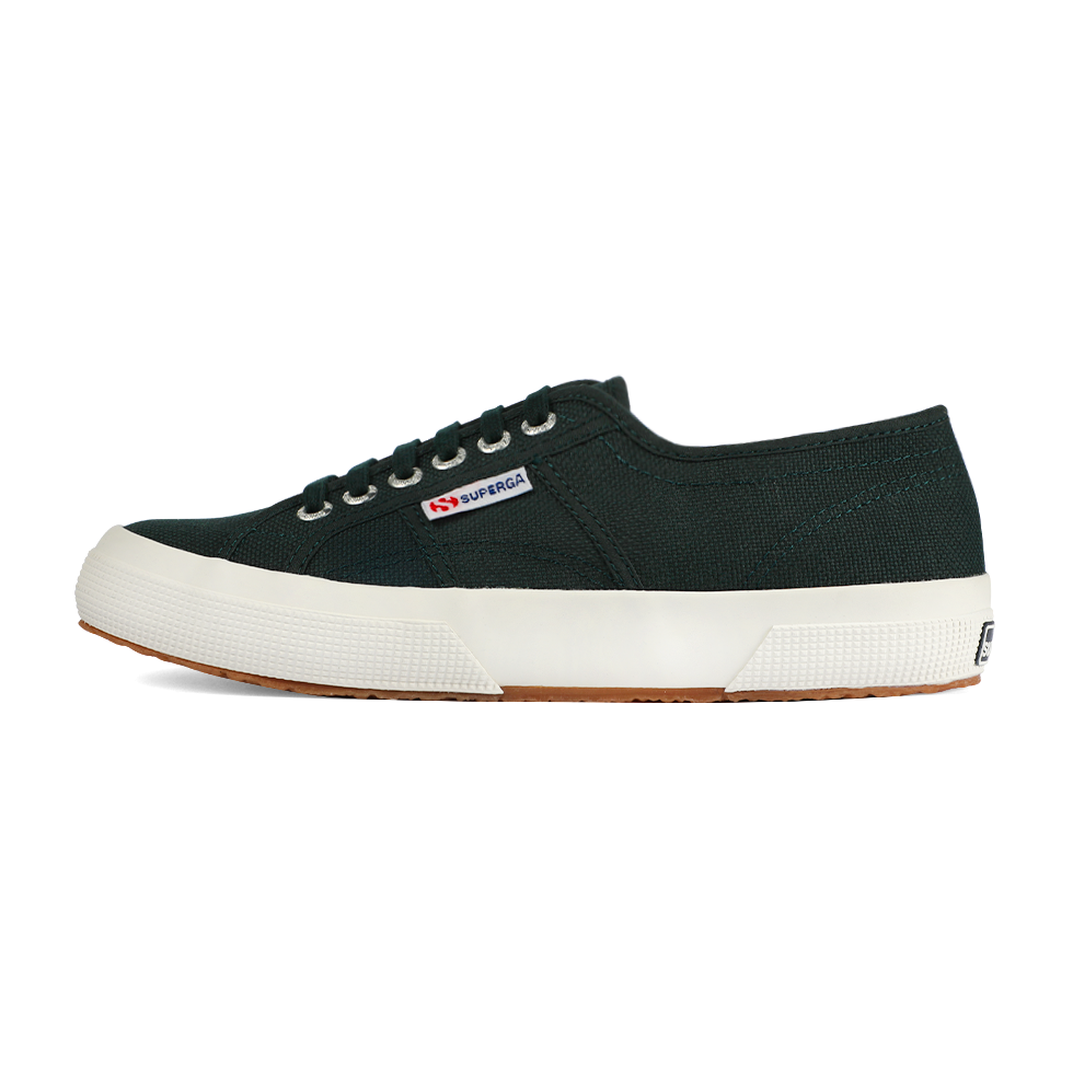 Superga Classic 2750 Green Dark Forest Full Avorio