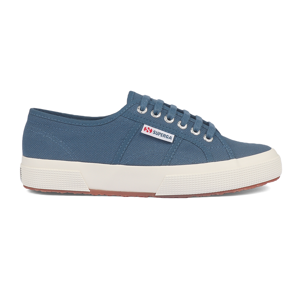 Superga Classic 2750 Blue Dusty Full Avorio