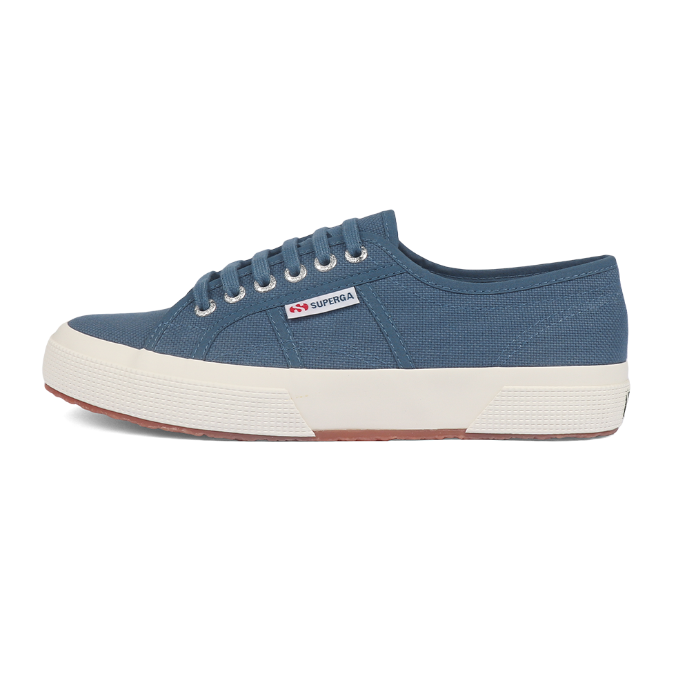 Superga Classic 2750 Blue Dusty Full Avorio