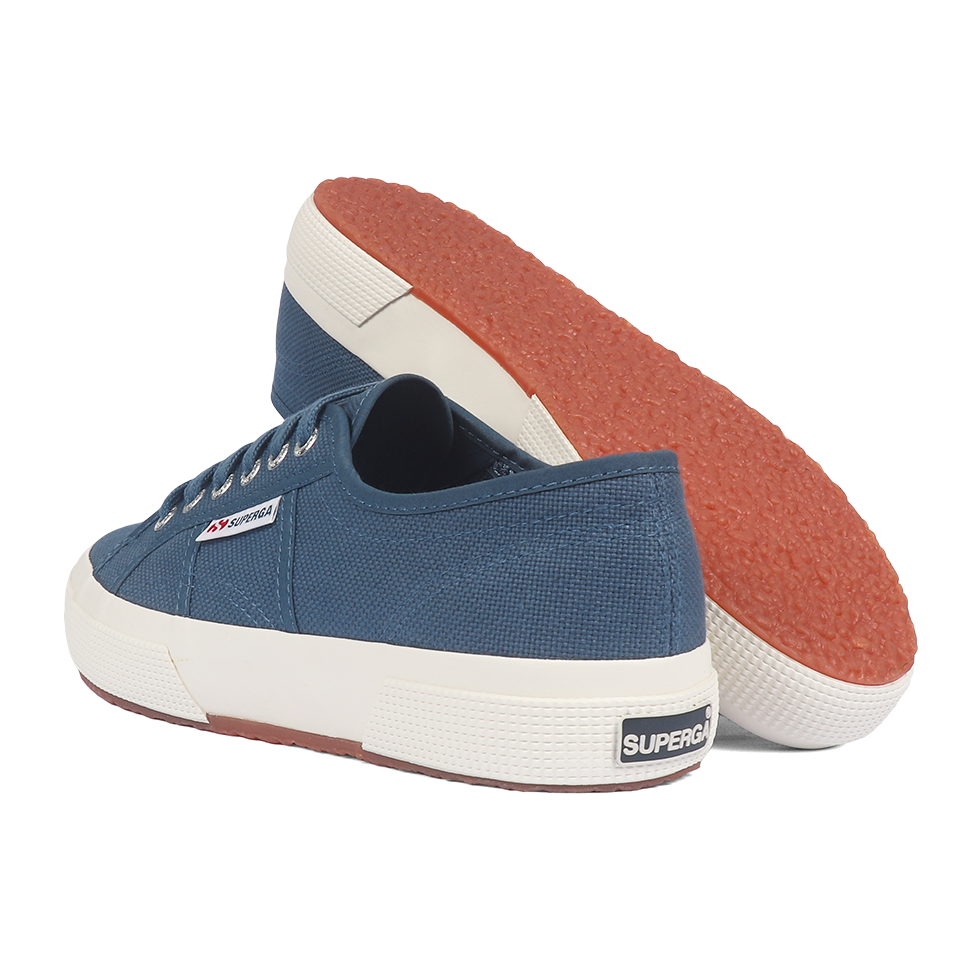 Superga Classic 2750 Blue Dusty Full Avorio