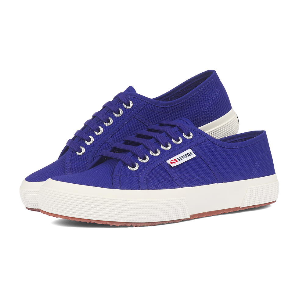 Superga Classic 2750 Blue Spectrum Full Avorio