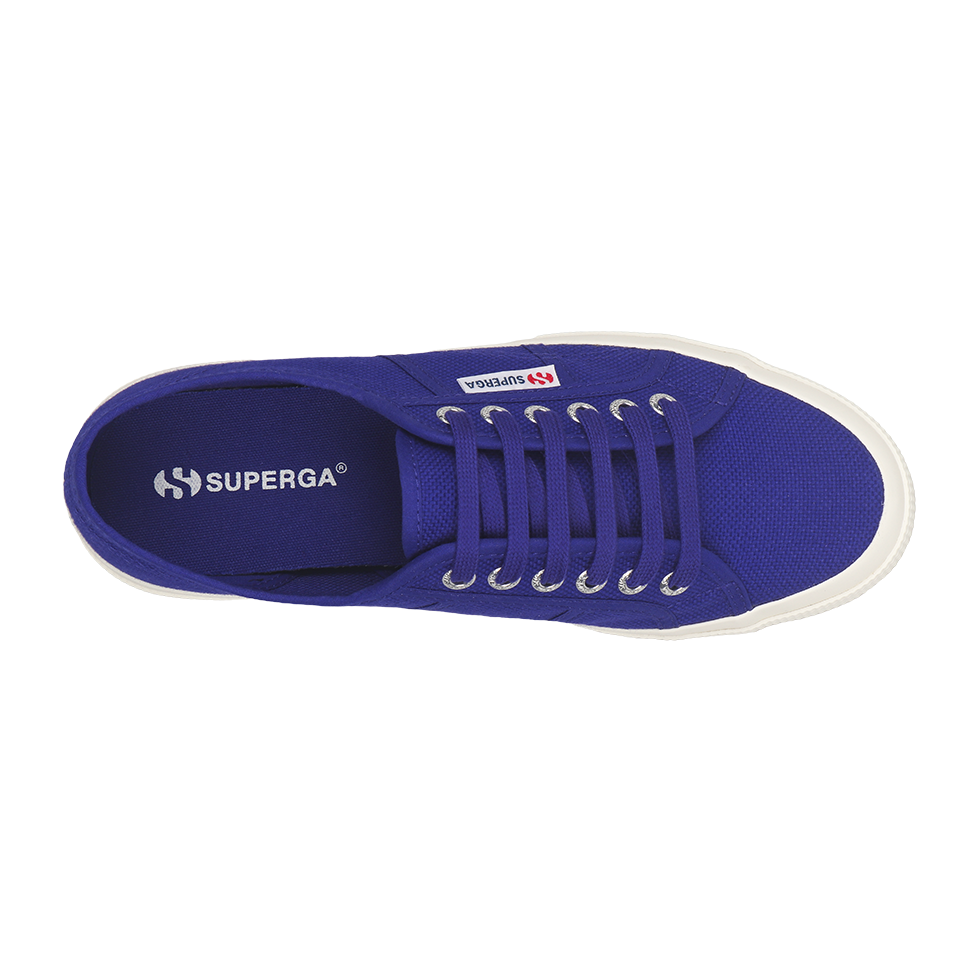 Superga Classic 2750 Blue Spectrum Full Avorio