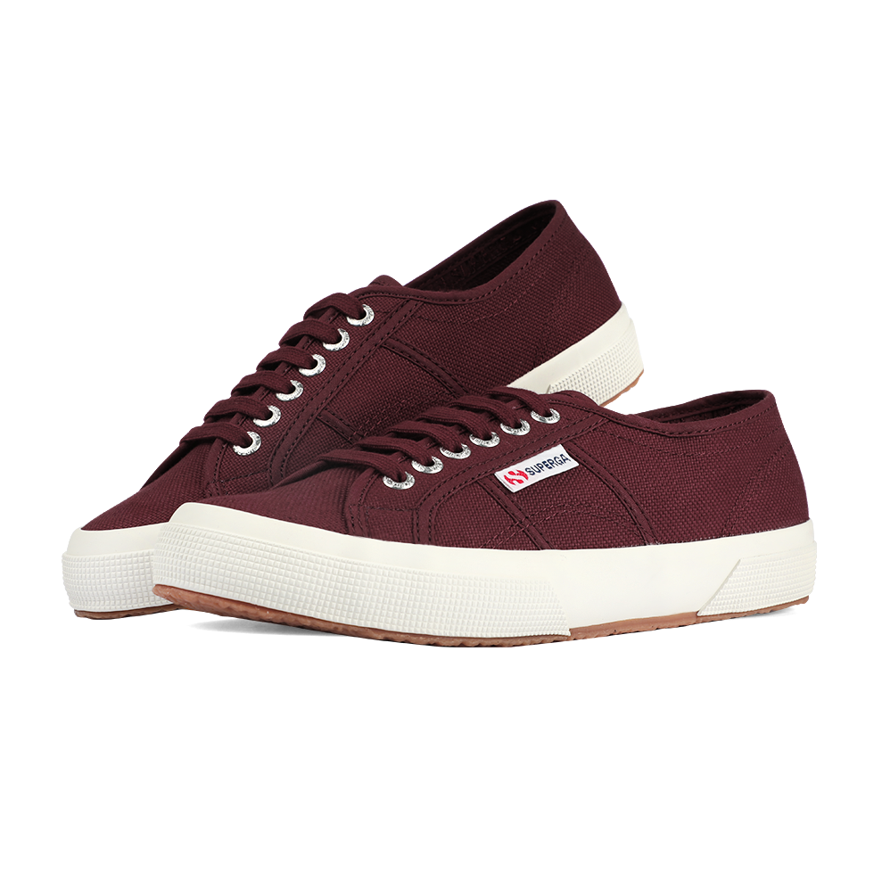 Superga Classic 2750 Red Bordeaux Full Avorio