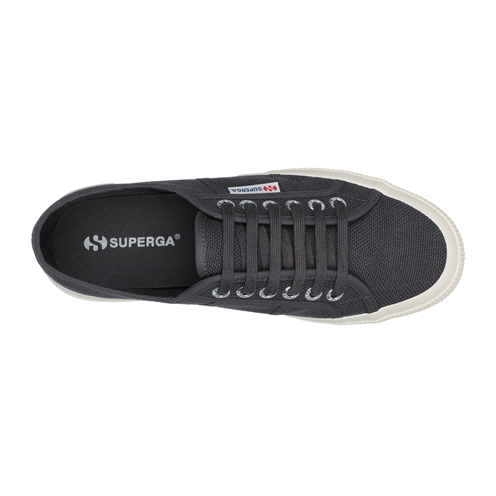 Superga Classic 2750 Grey Magnet Full Avorio