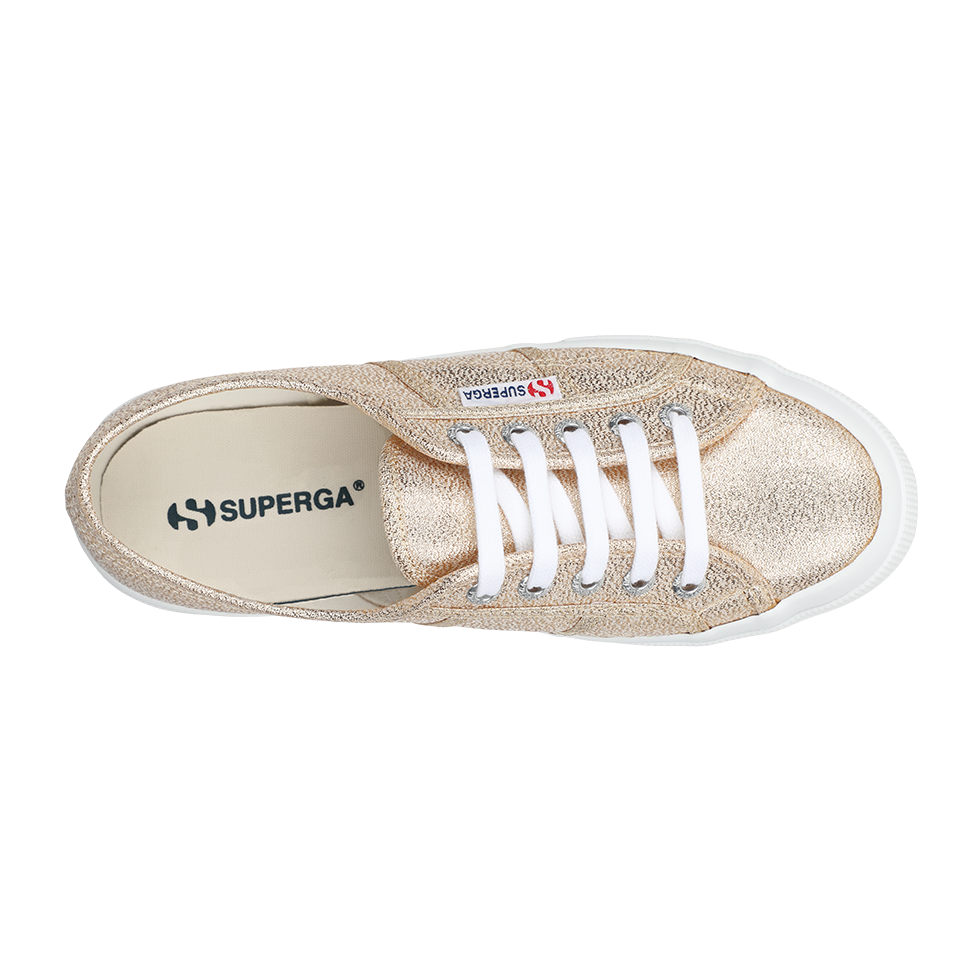 Superga 2750 Lamé Yellow Cadmium