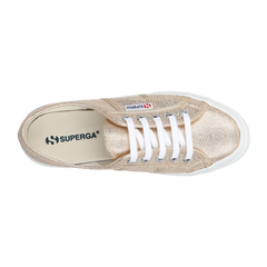 Superga 2750 Lamé Yellow Cadmium