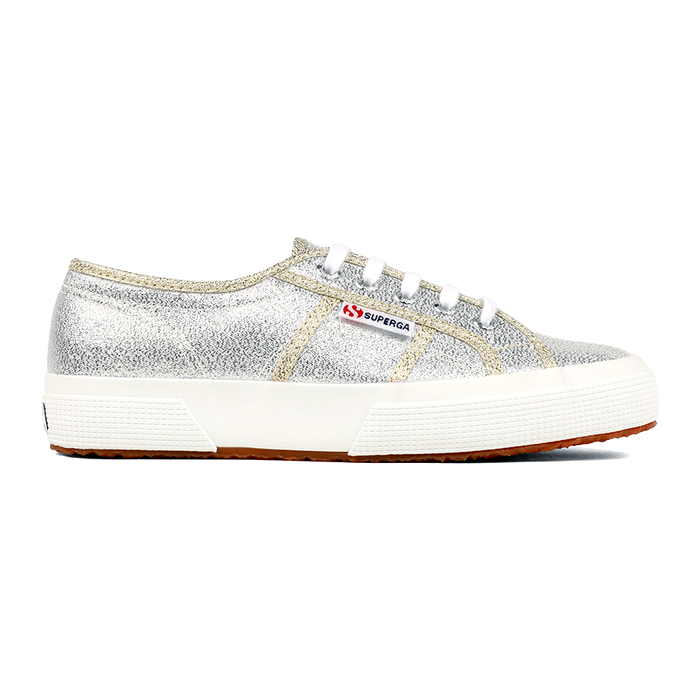 Superga 2750 Lamé Grey Silver Gold