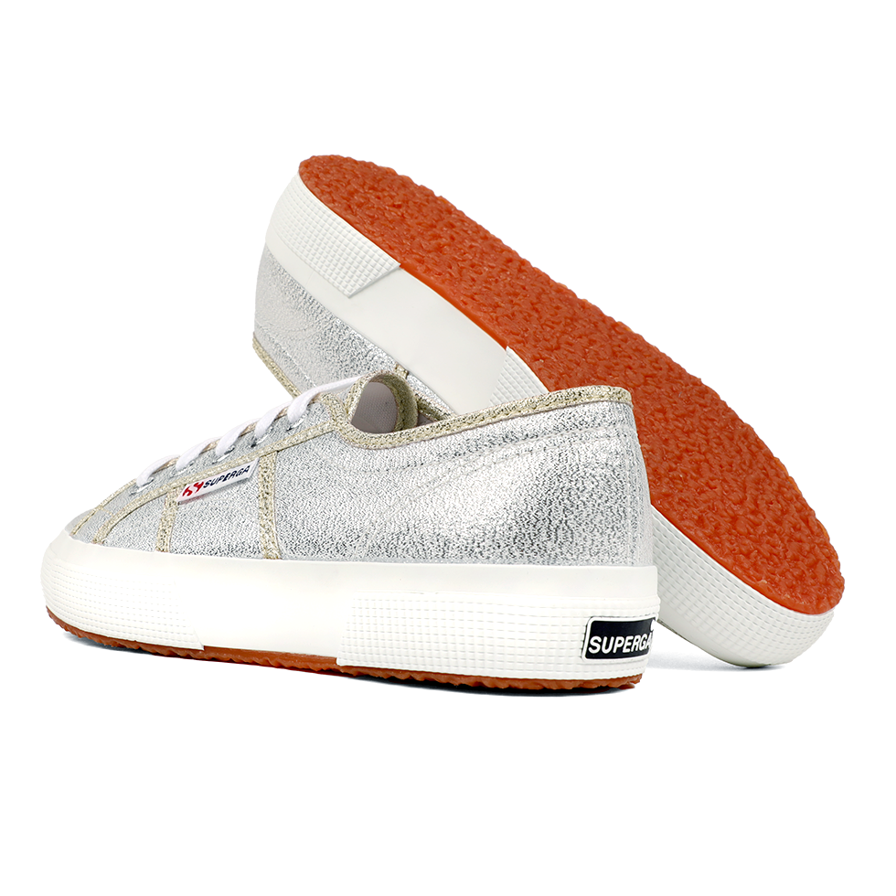 Superga 2750 Lamé Grey Silver Gold