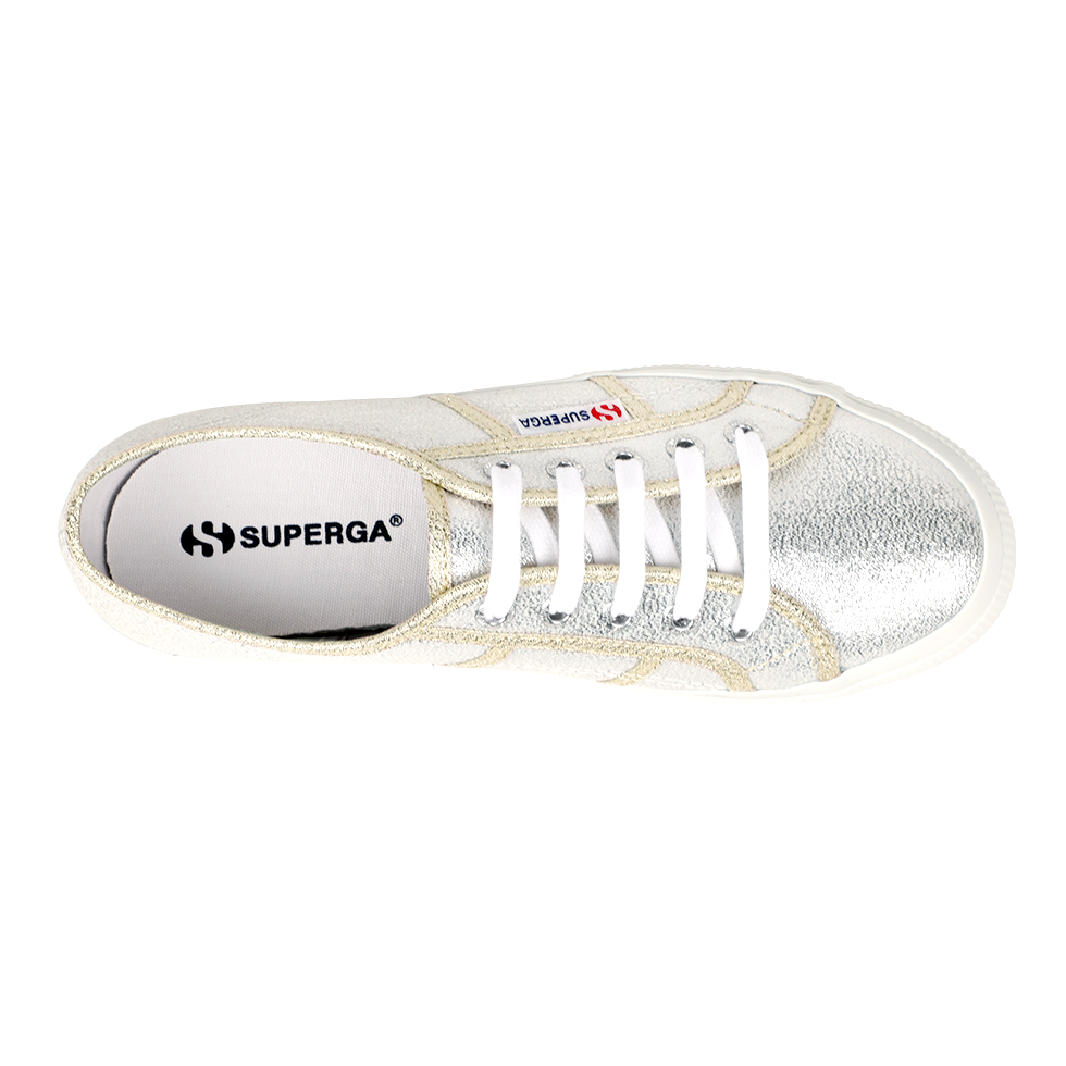 Superga 2750 Lamé Grey Silver Gold