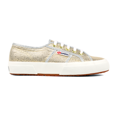 Superga 2750 Lamé Gold Grey Silver