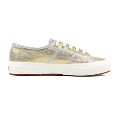 Superga 2750 Lamé Gold Grey Silver