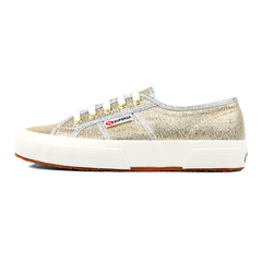 Superga 2750 Lamé Gold Grey Silver