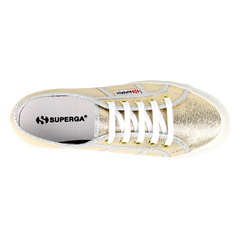 Superga 2750 Lamé Gold Grey Silver